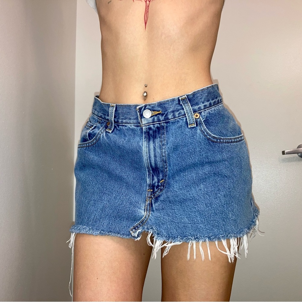 LEVIS Jean mini skirt